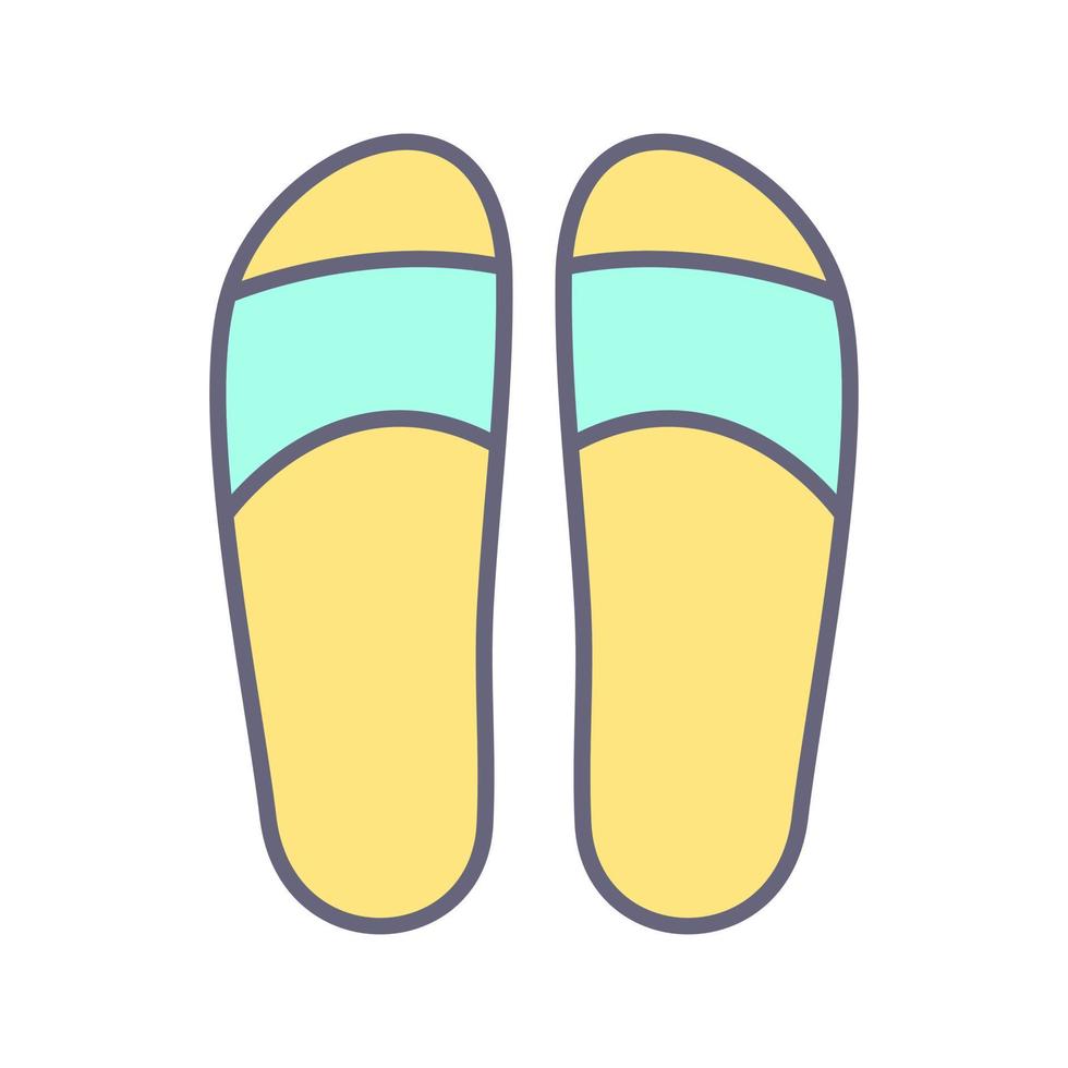 Slippers Vector Icon