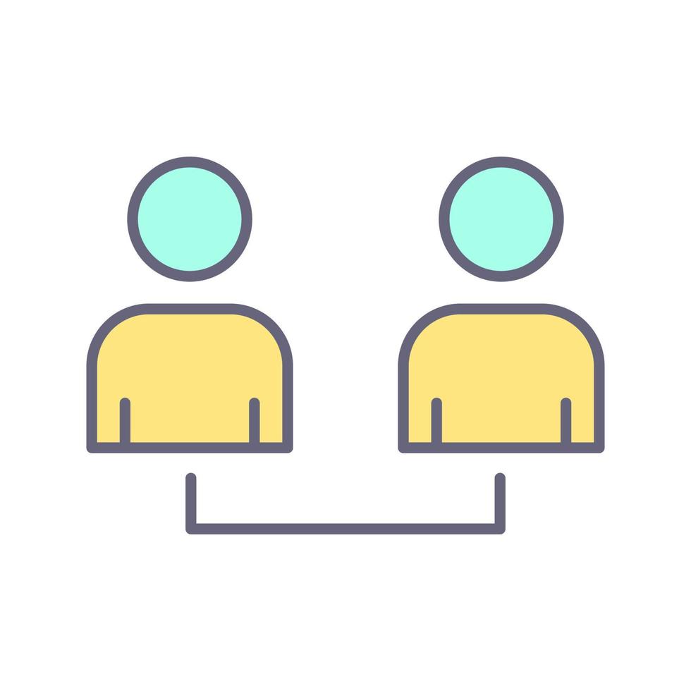 Connected Users Vector Icon