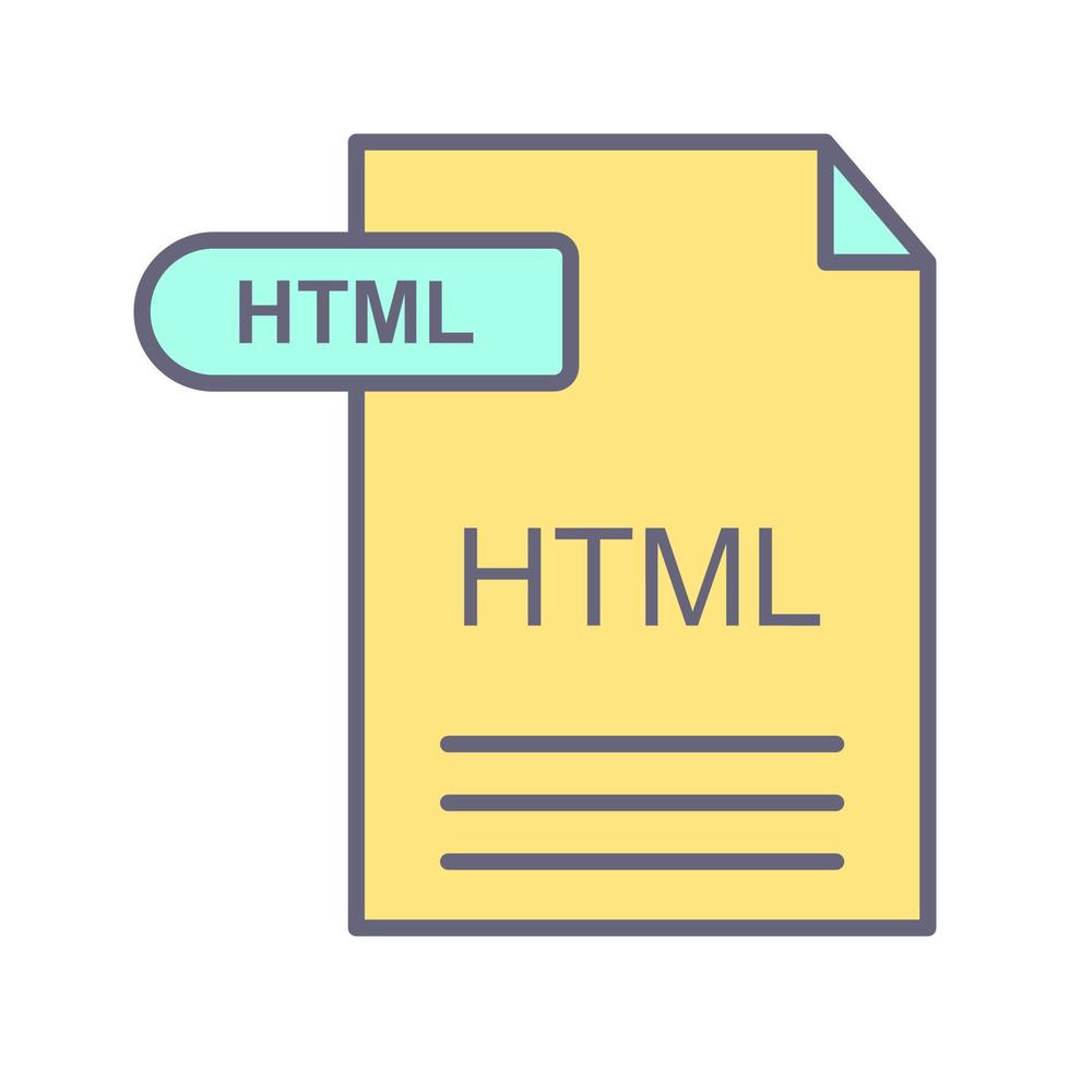 HTML Vector Icon