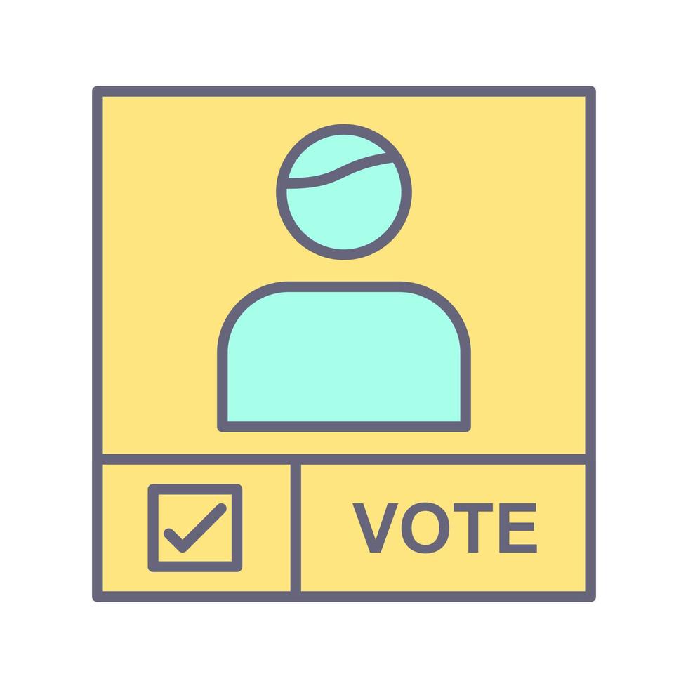 Candidate Banner Vector Icon