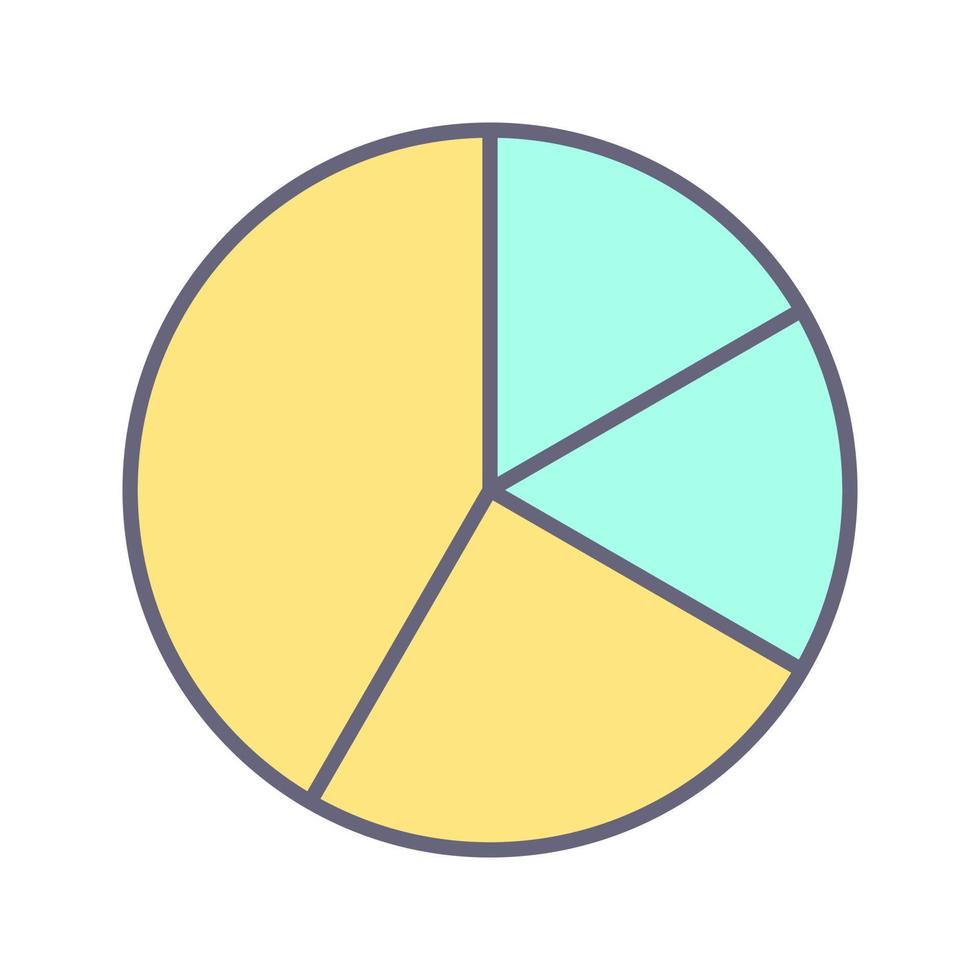 Pie Chart Vector Icon