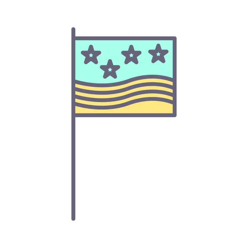 icono de vector de banderas