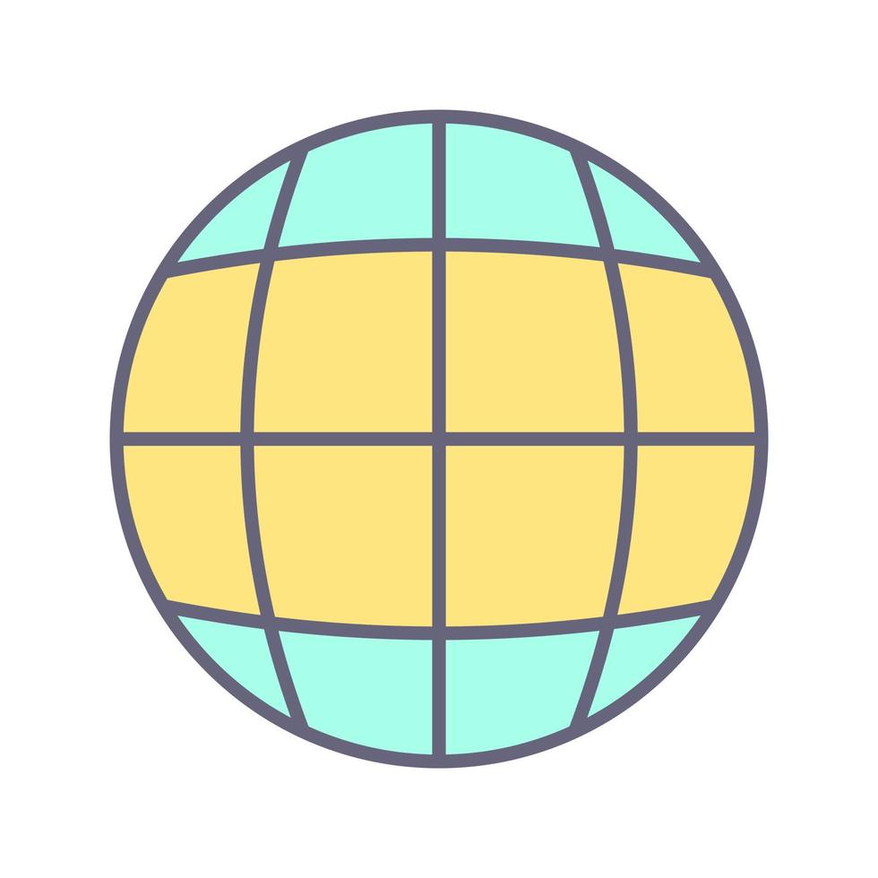 icono de vector de globo