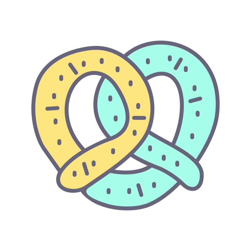 Pretzel Vector Icon