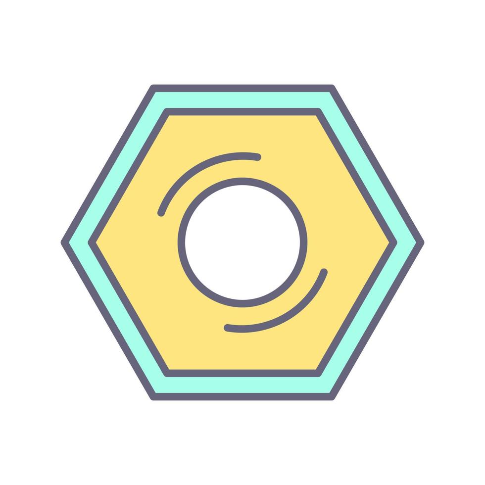 Nut Vector Icon