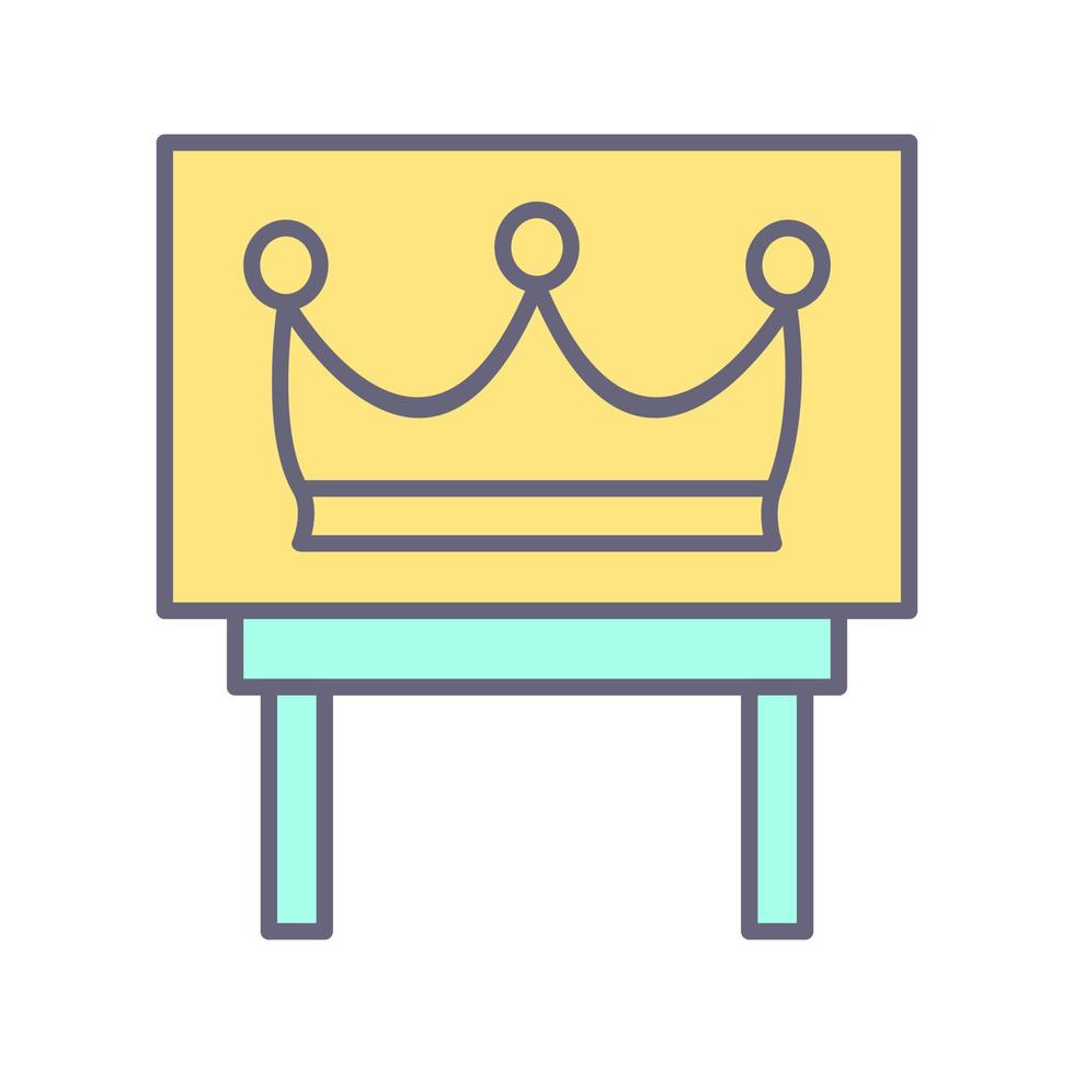 Crown Exhibit Vector Icon