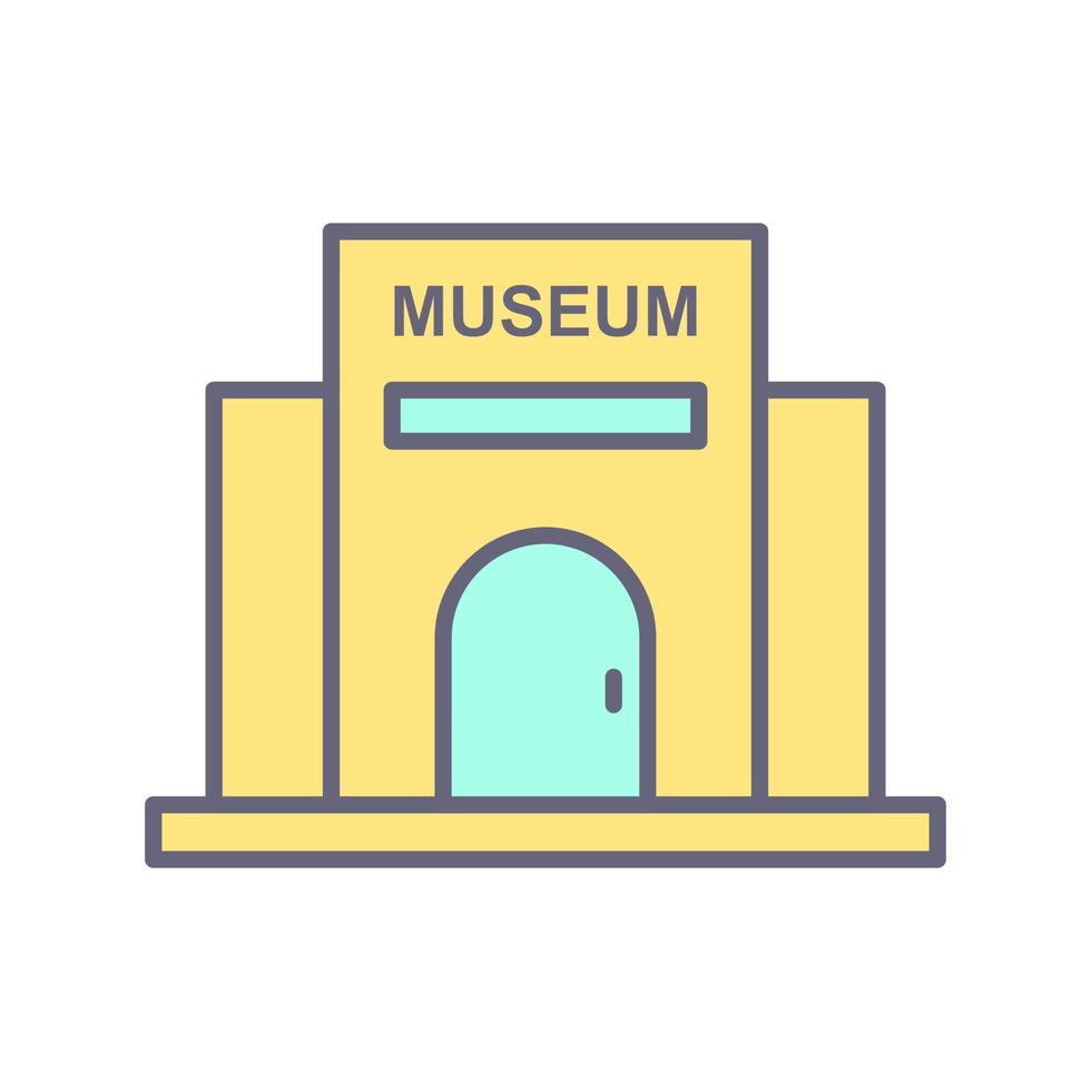 Museum Building Vector Icon