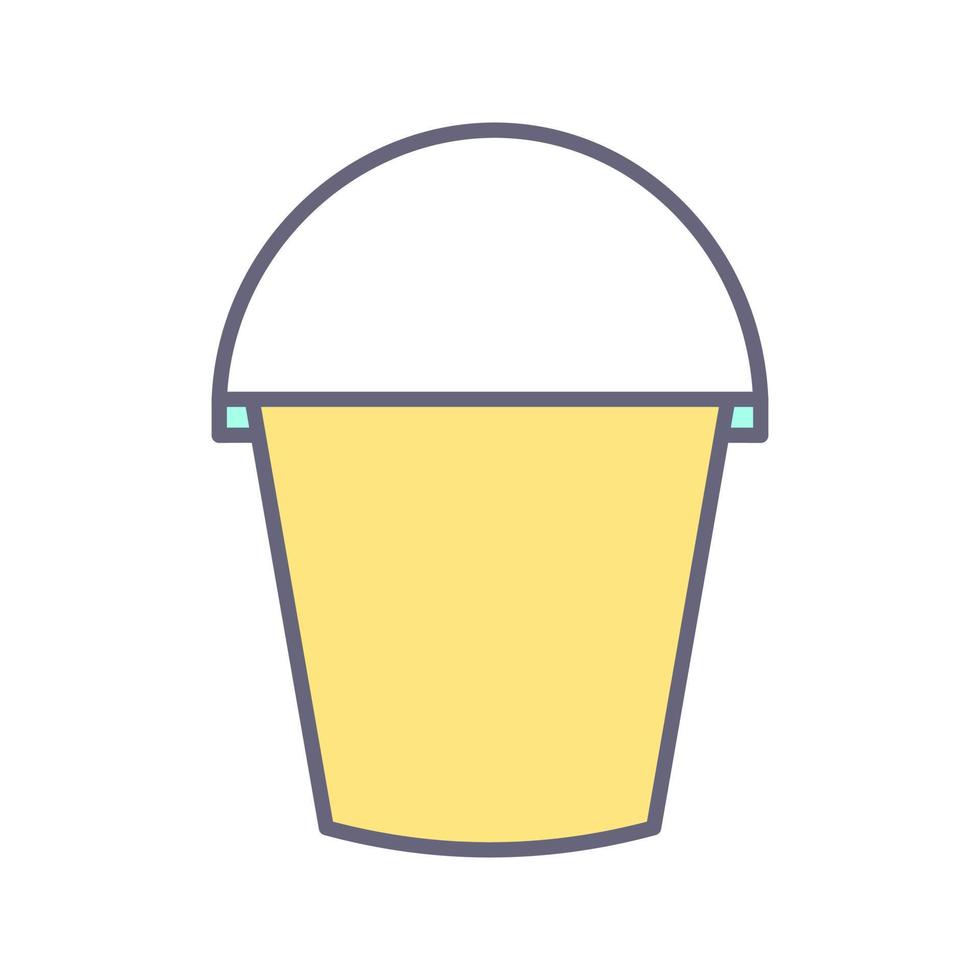 Water Bucket Vector Icon