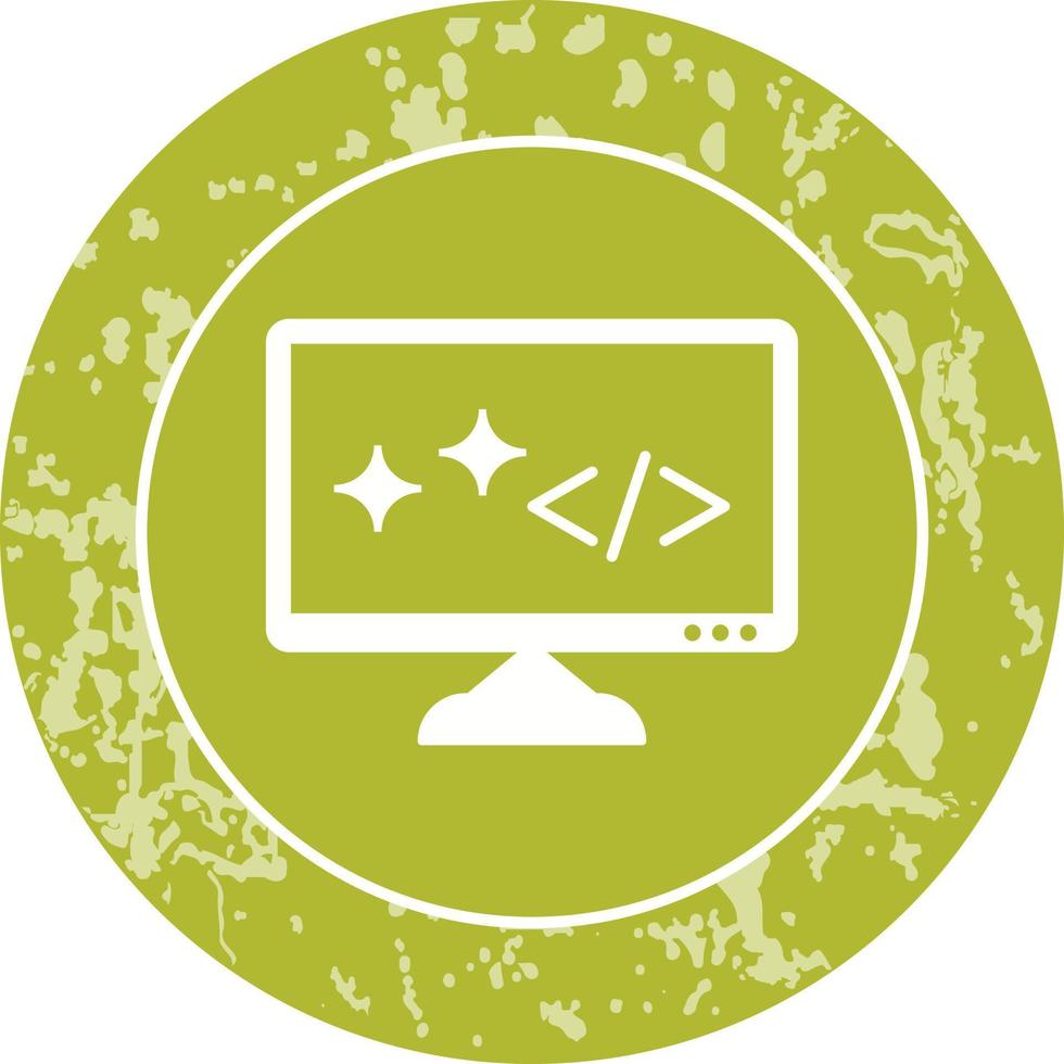 Unique Clean Code Vector Icon