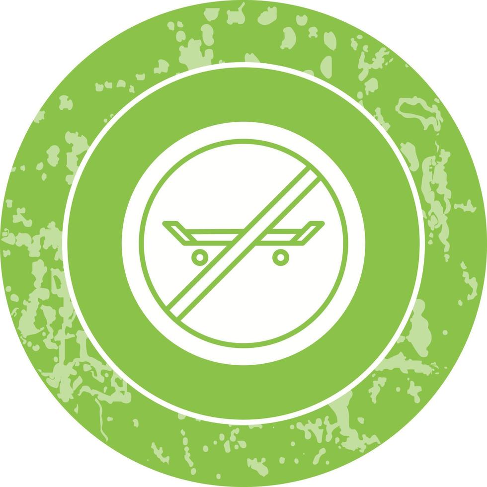 No Skating Vector Icon