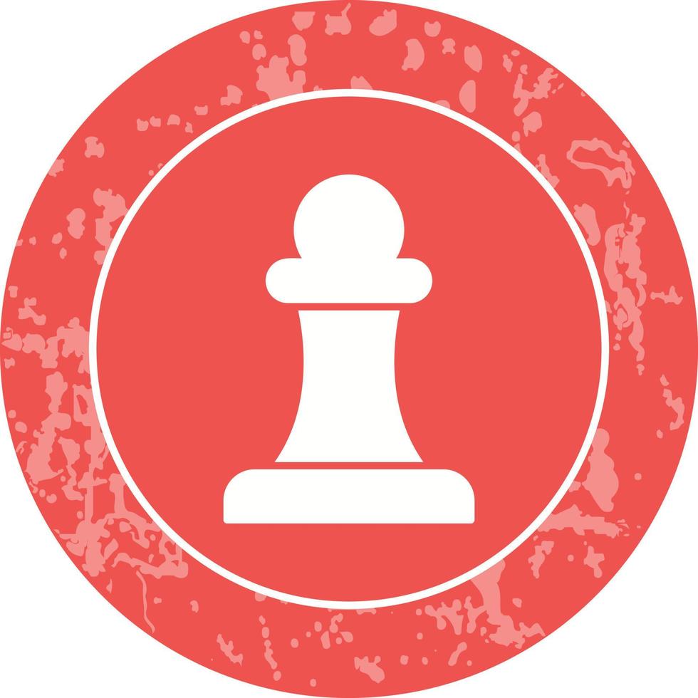 Unique Pawn Vector Icon