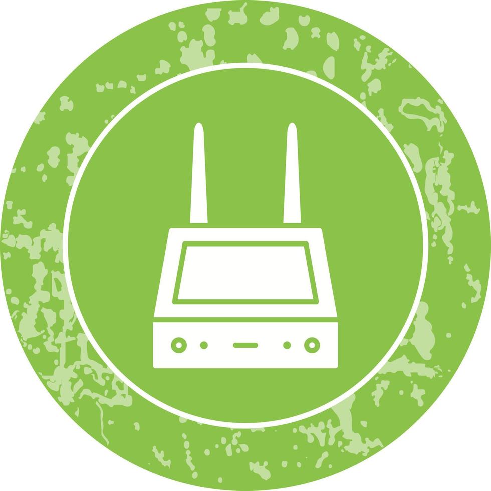 Unique Router Vector Icon