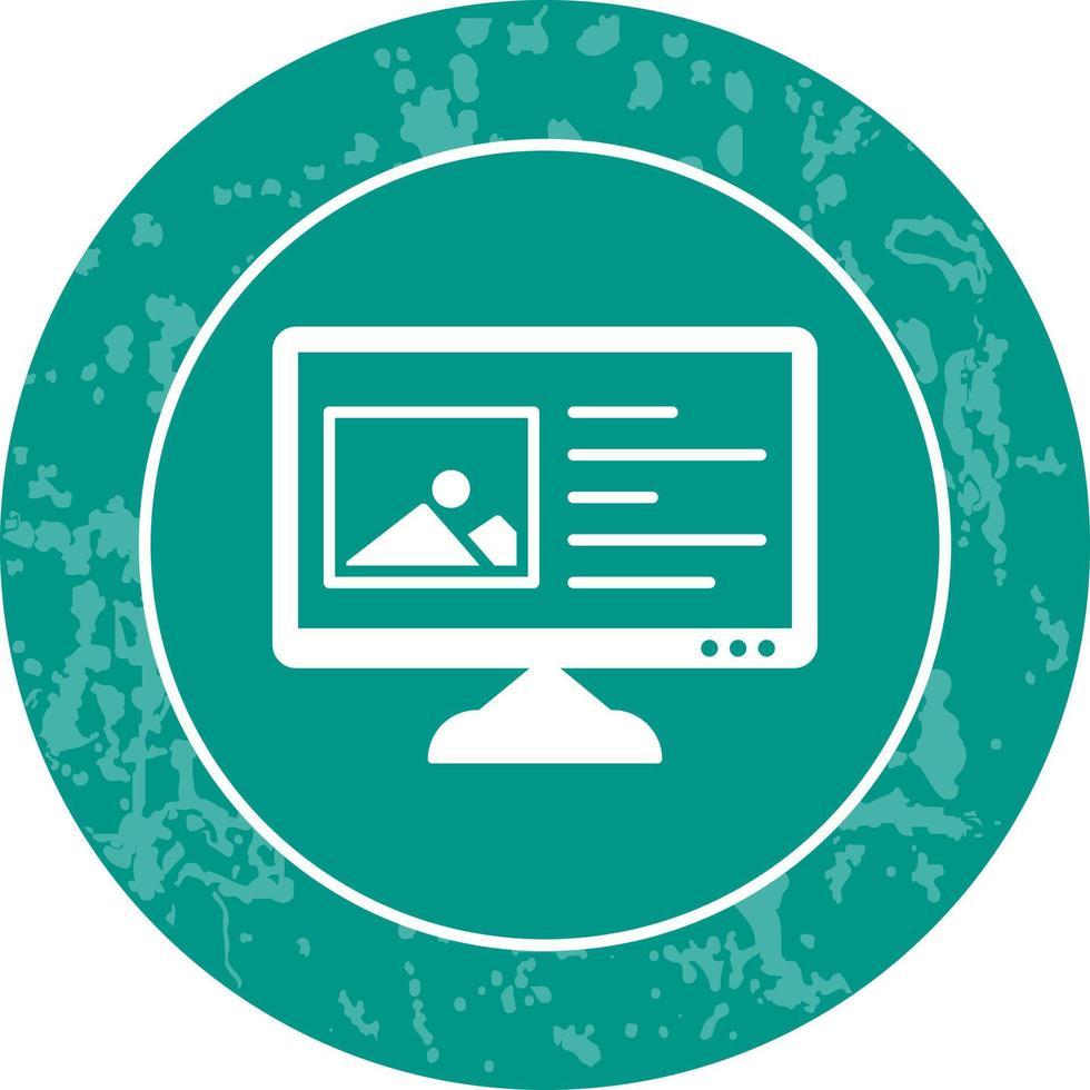 Unique Content Planning Vector Icon