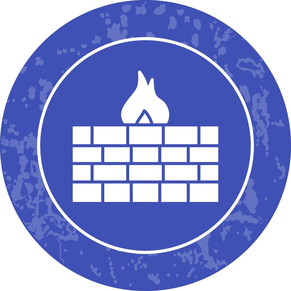 Unique Firewall Vector Icon