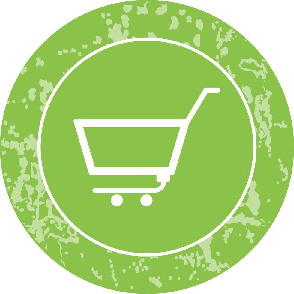 Unique Empty Cart Vector Icon