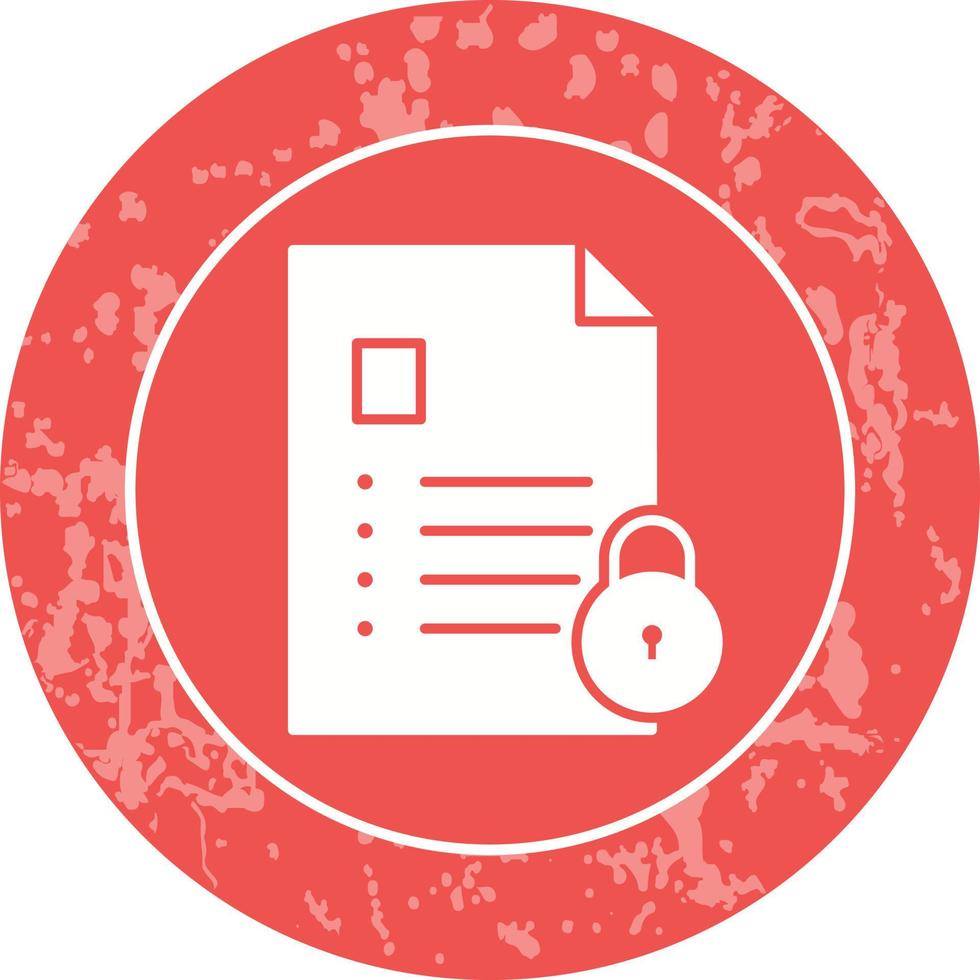 Unique Confidentiality Vector Icon