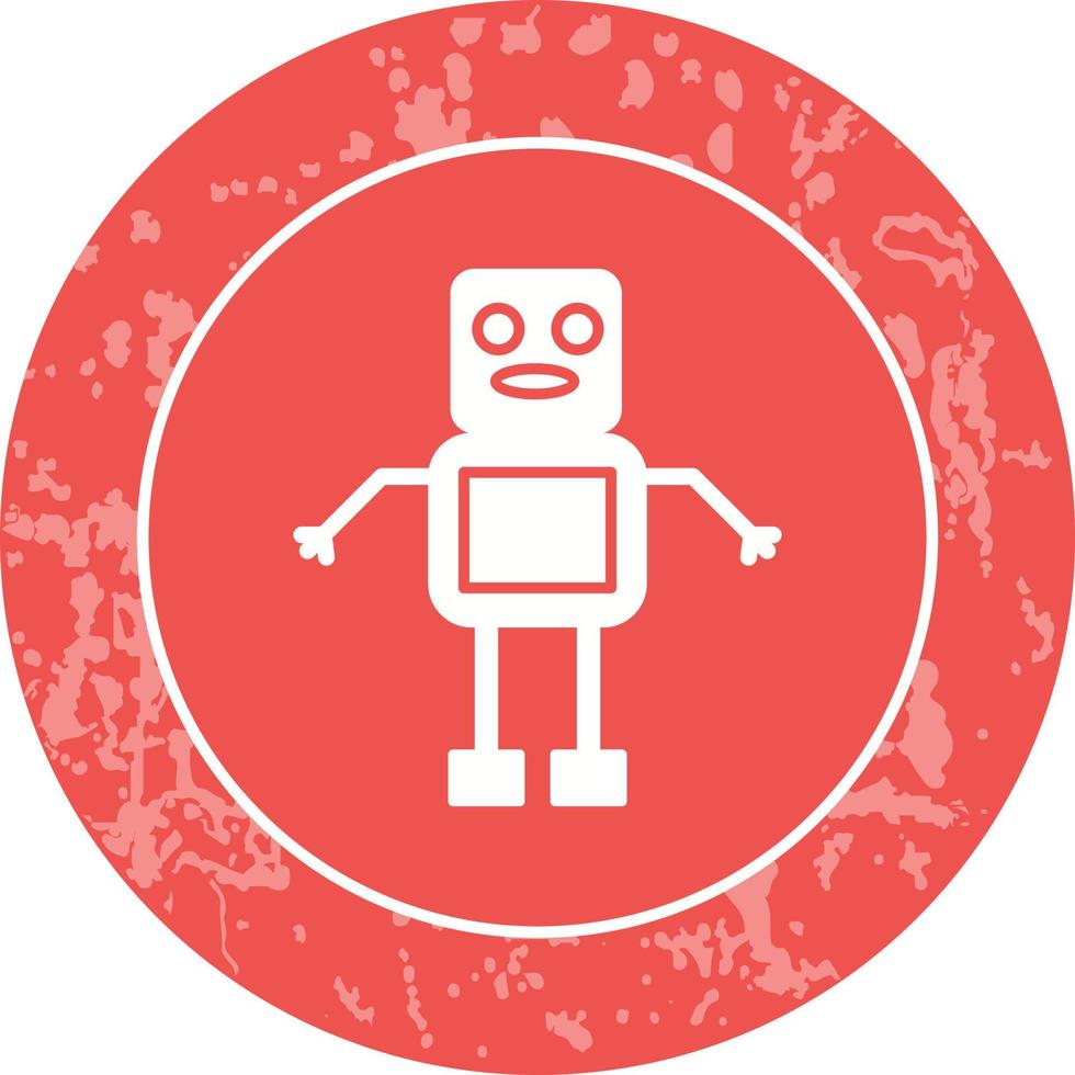 Unique Robot Vector Icon