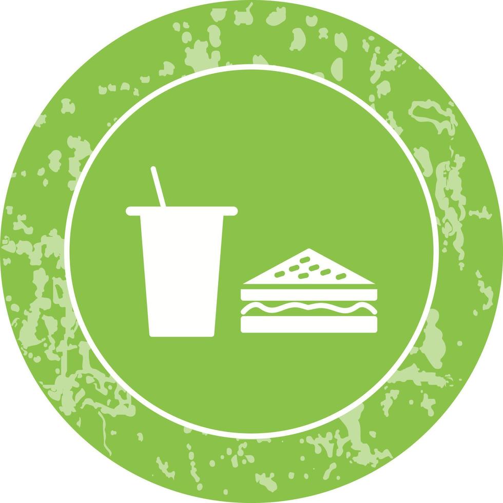 Unique Lunch Vector Icon