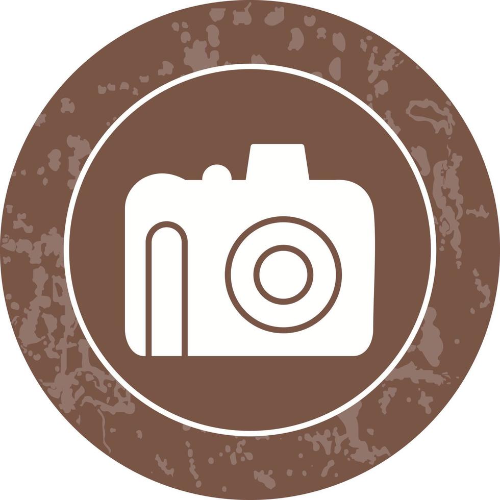 icono de vector de cámara dslr único