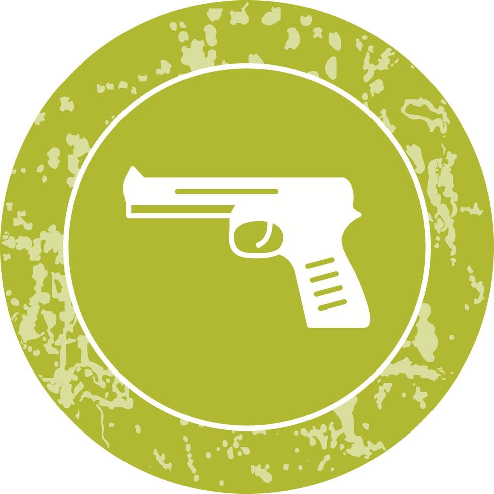Unique Pistol Vector Icon