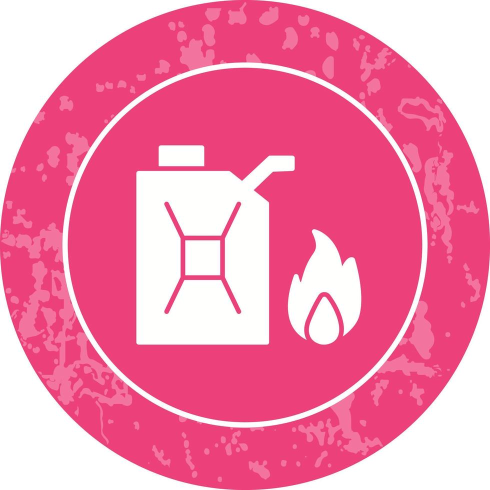 Unique Fuel to Fire Vector Icon