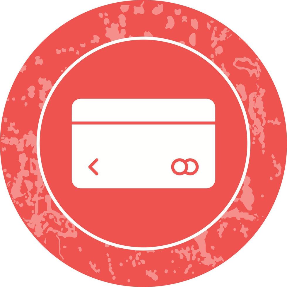 Unique Credit Card Vector Icon