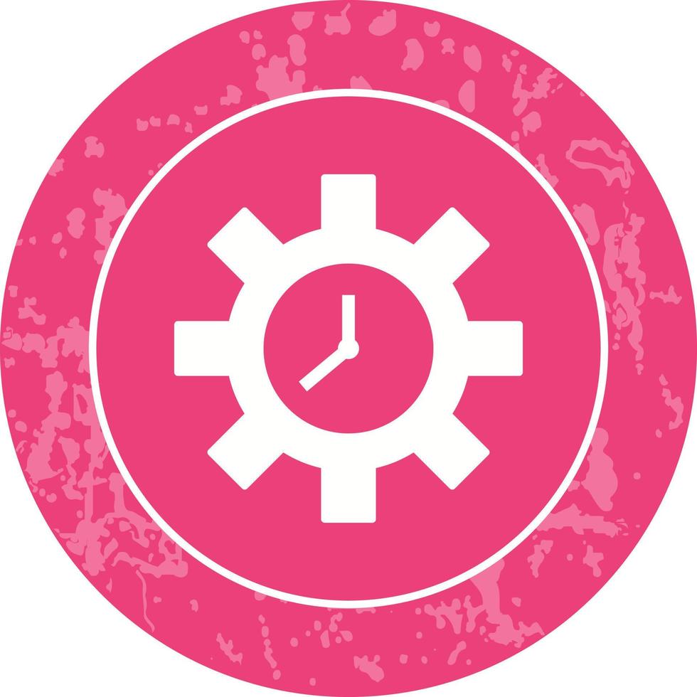 icono de vector de optimización de tiempo único