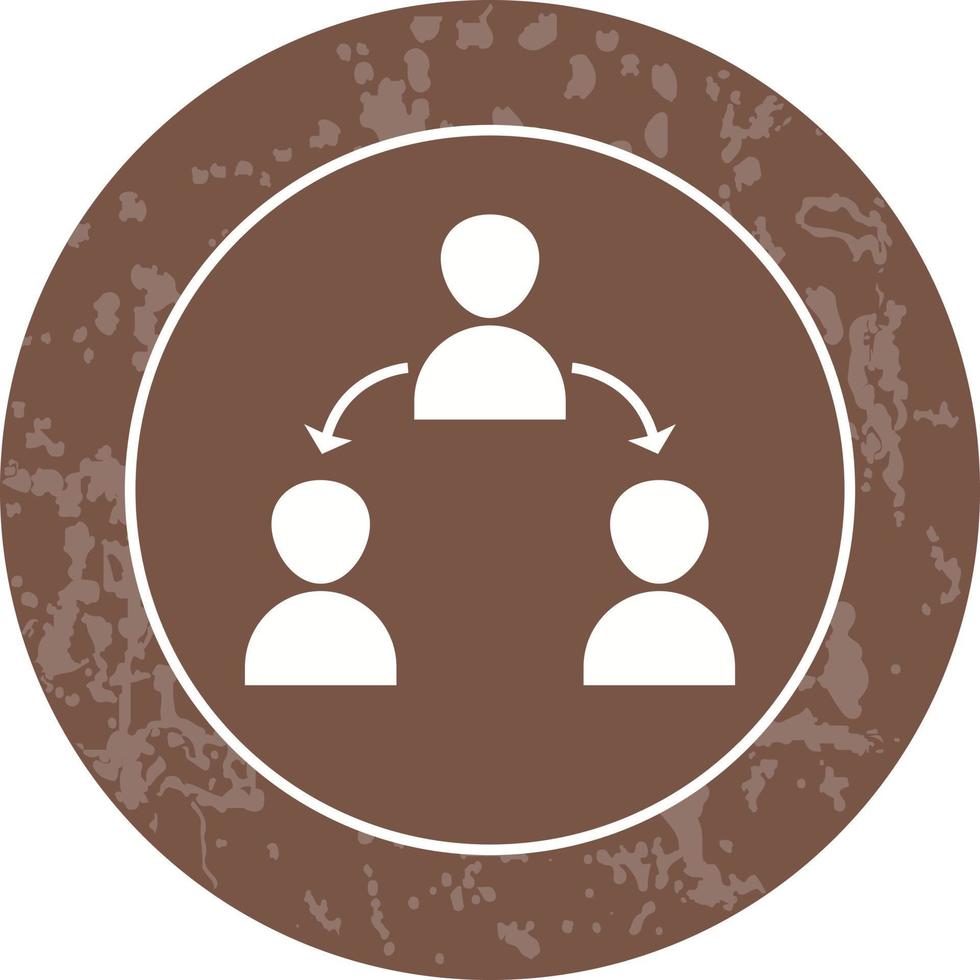 Unique Connected Users Vector Icon