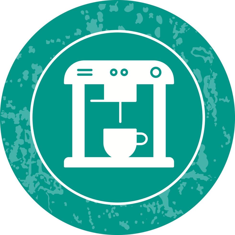 Unique Coffee Machine Vector Icon