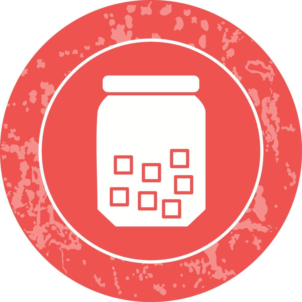 Sugar Bottle Vector Icon