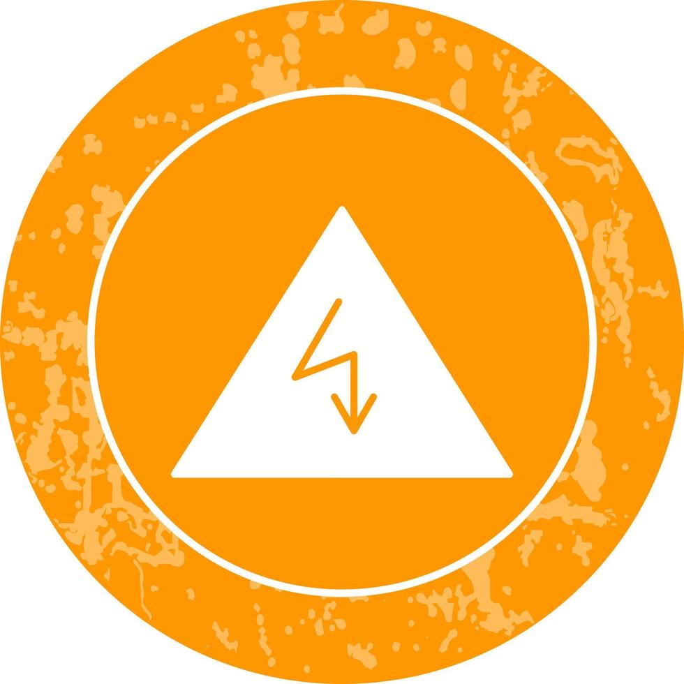 Unique Electricity Danger Vector Icon