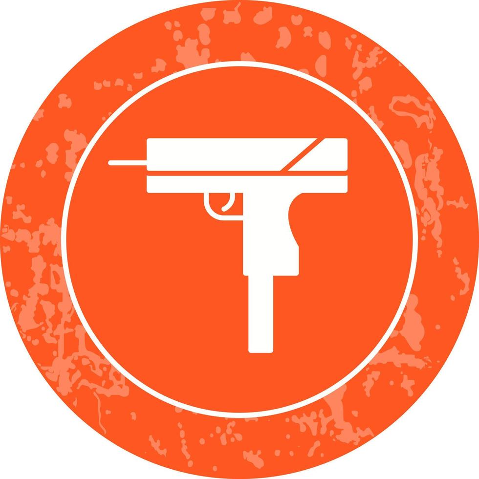 icono de vector de arma única