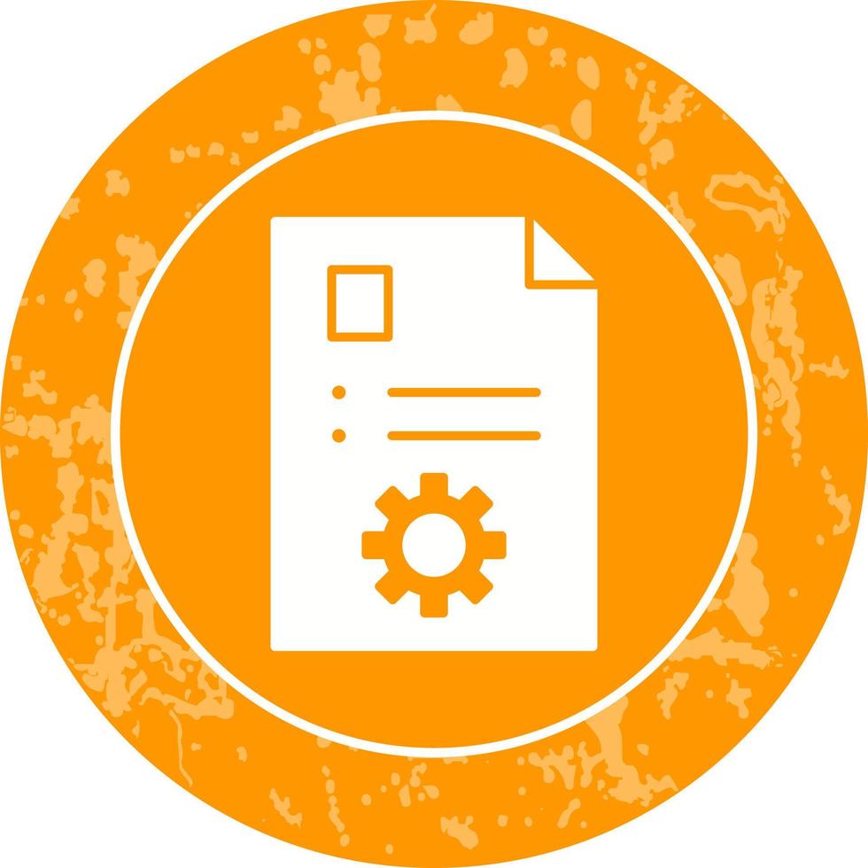 Unique Content Management Vector Icon
