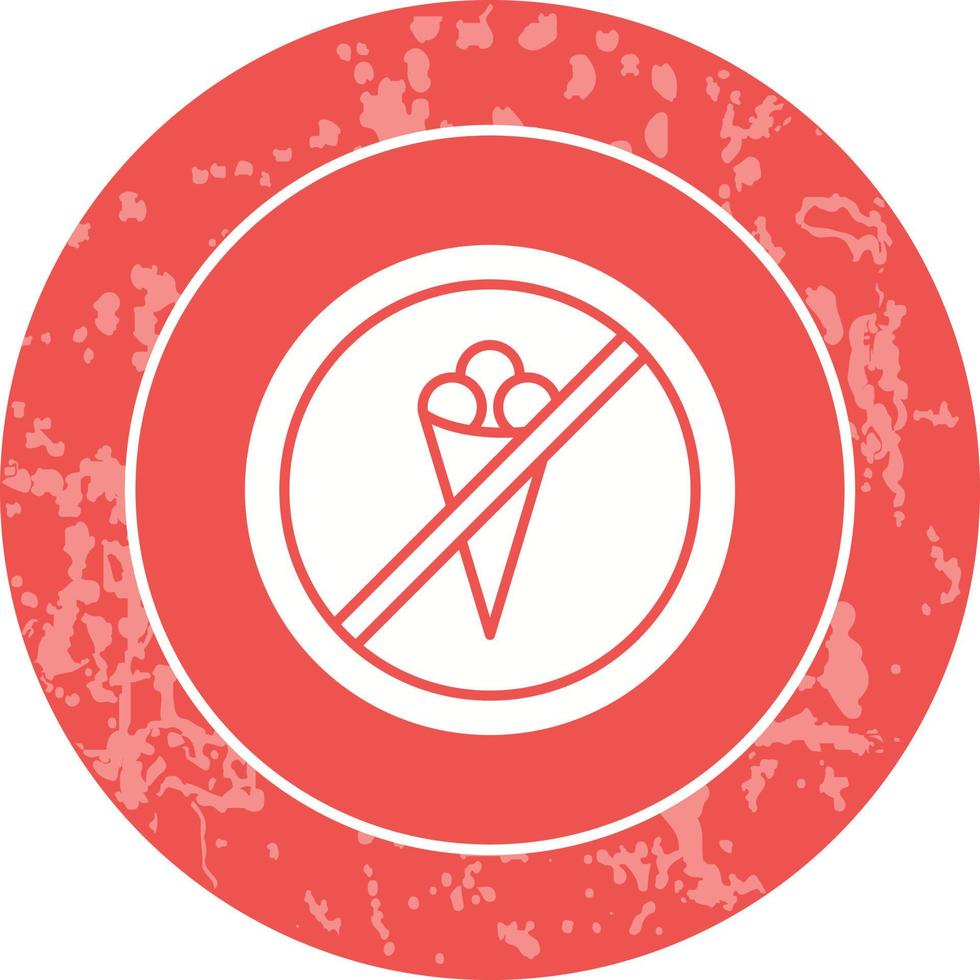 No Icecream Vector Icon