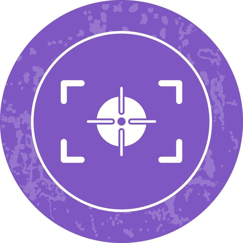 Unique Focus Horizontal Vector Icon