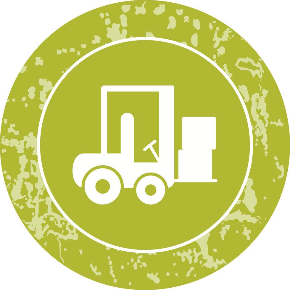 Forklifter Vector Icon