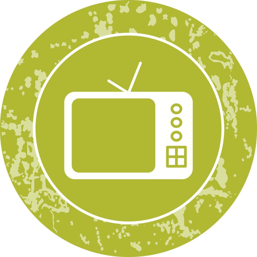 TV Set Vector Icon