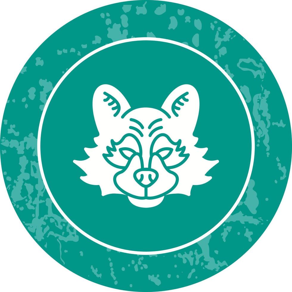 Raccoon Vector Icon