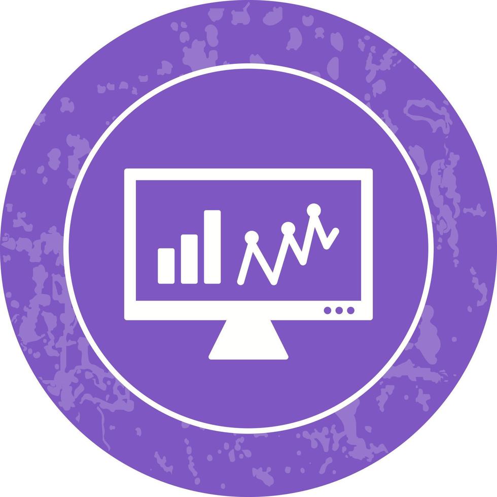 Online Stats Vector Icon