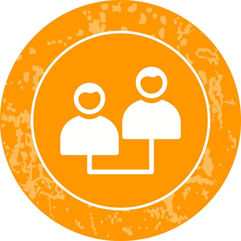 Connected Profiles Vector Icon