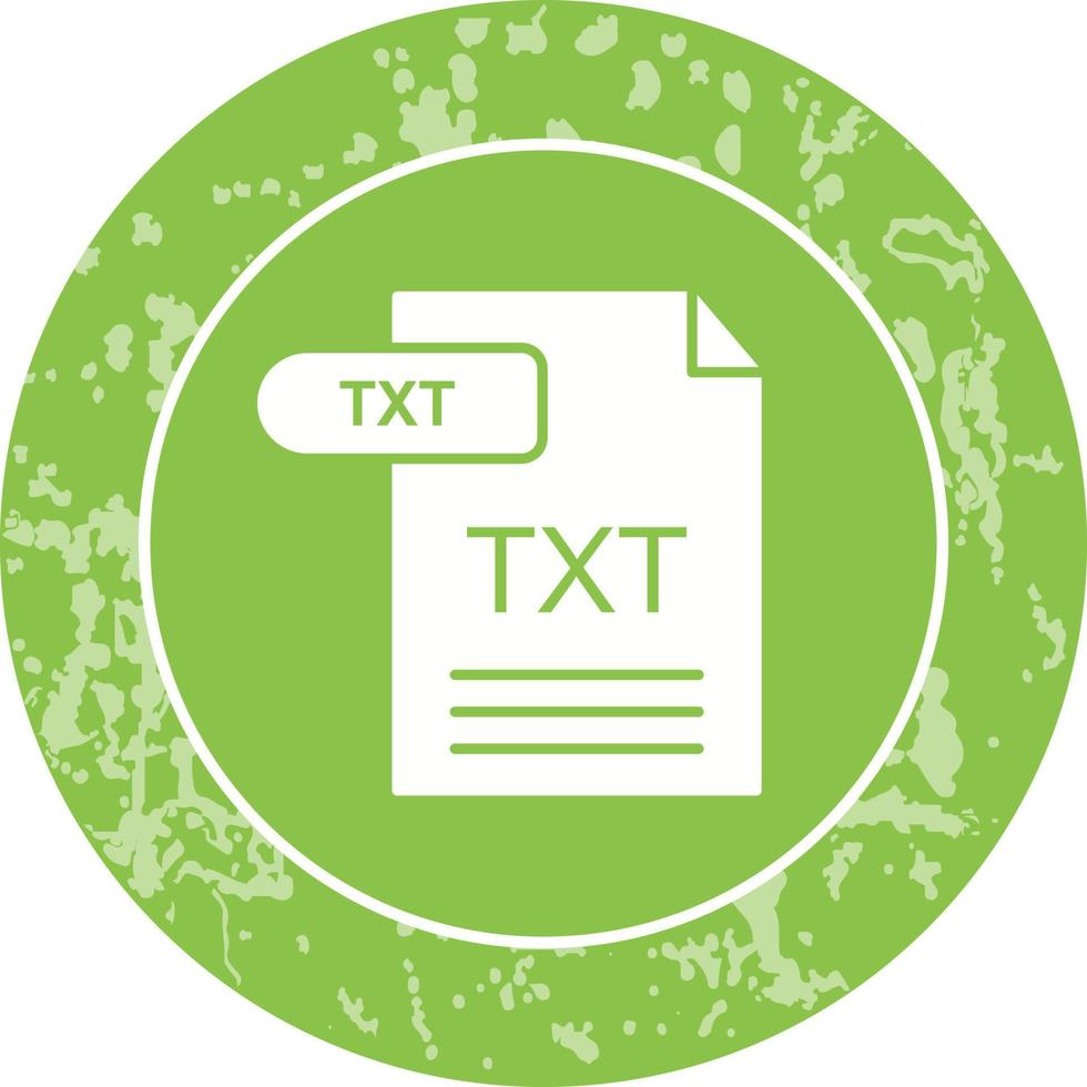 icono de vector de texto