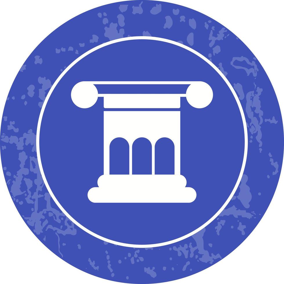 Roman Law Vector Icon