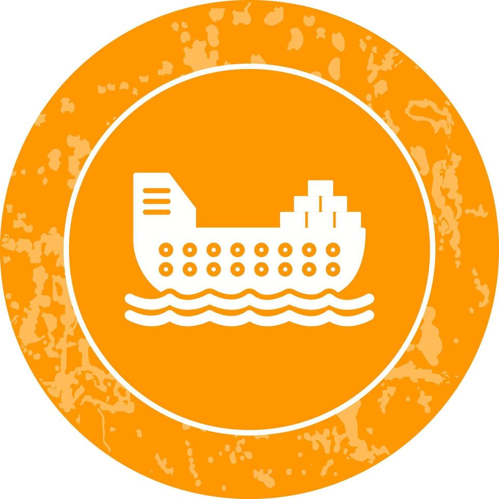 Cargo Ship Vector Icon