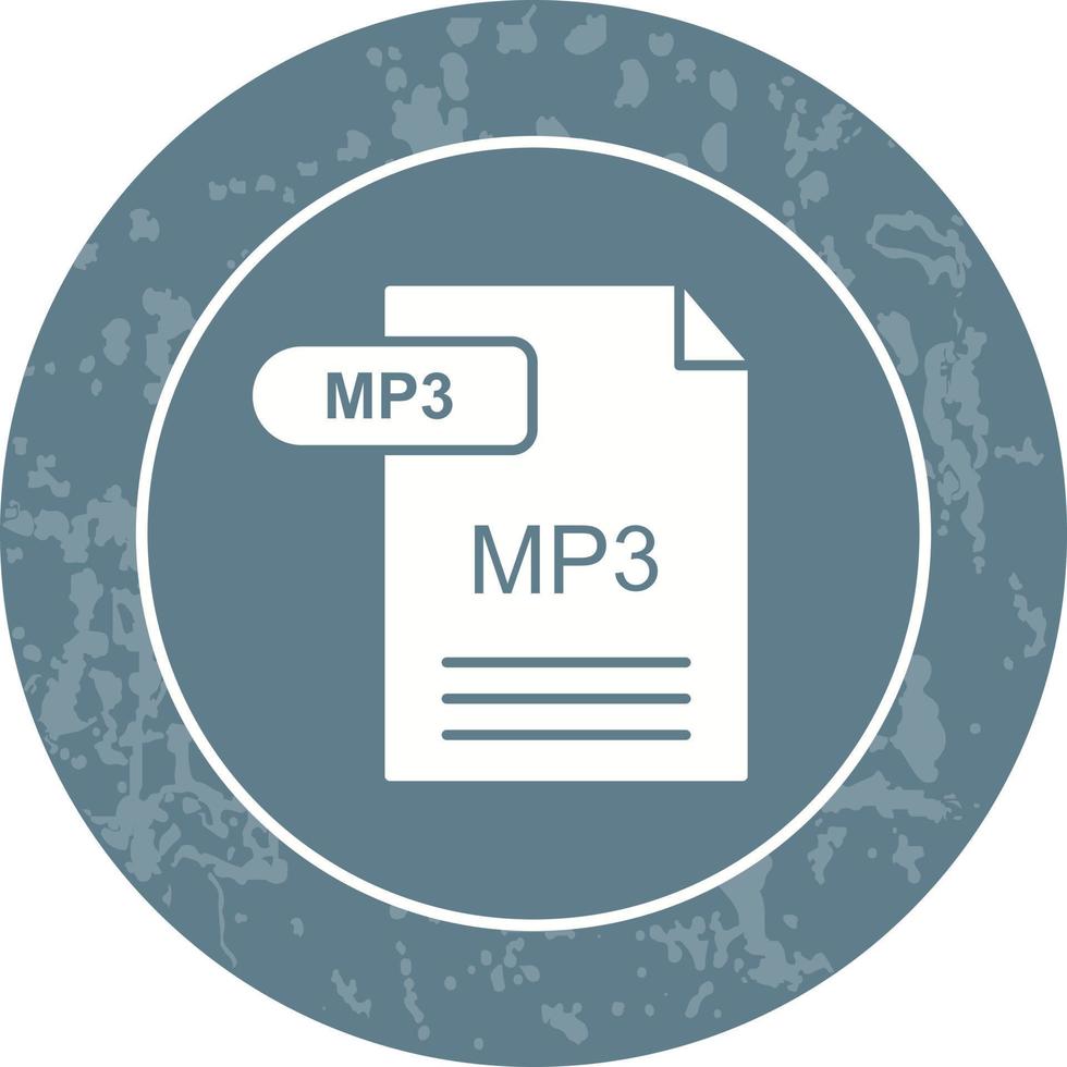 icono de vector de mp3