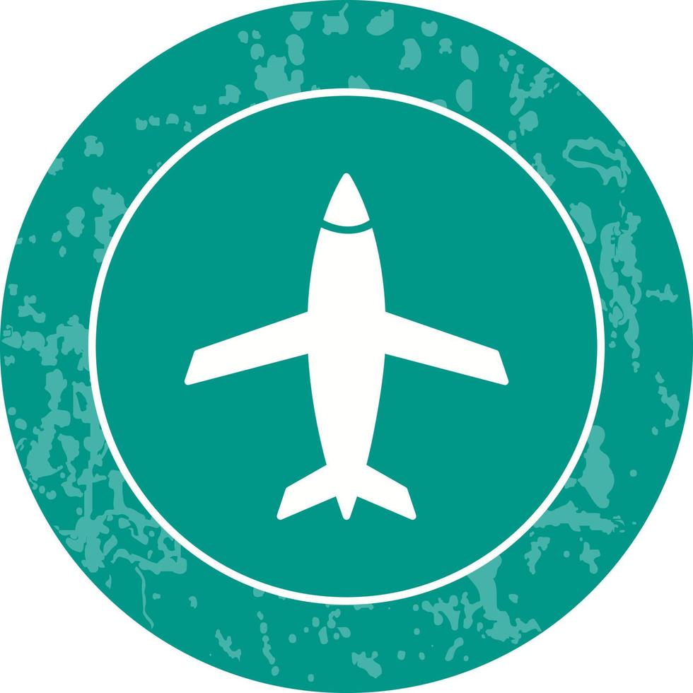 icono de vector de avión