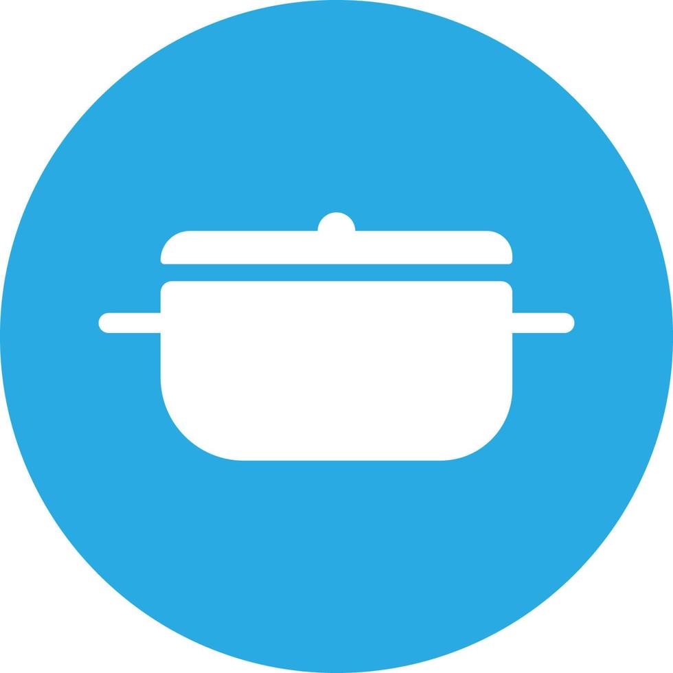 Pot Food Solid Icon vector