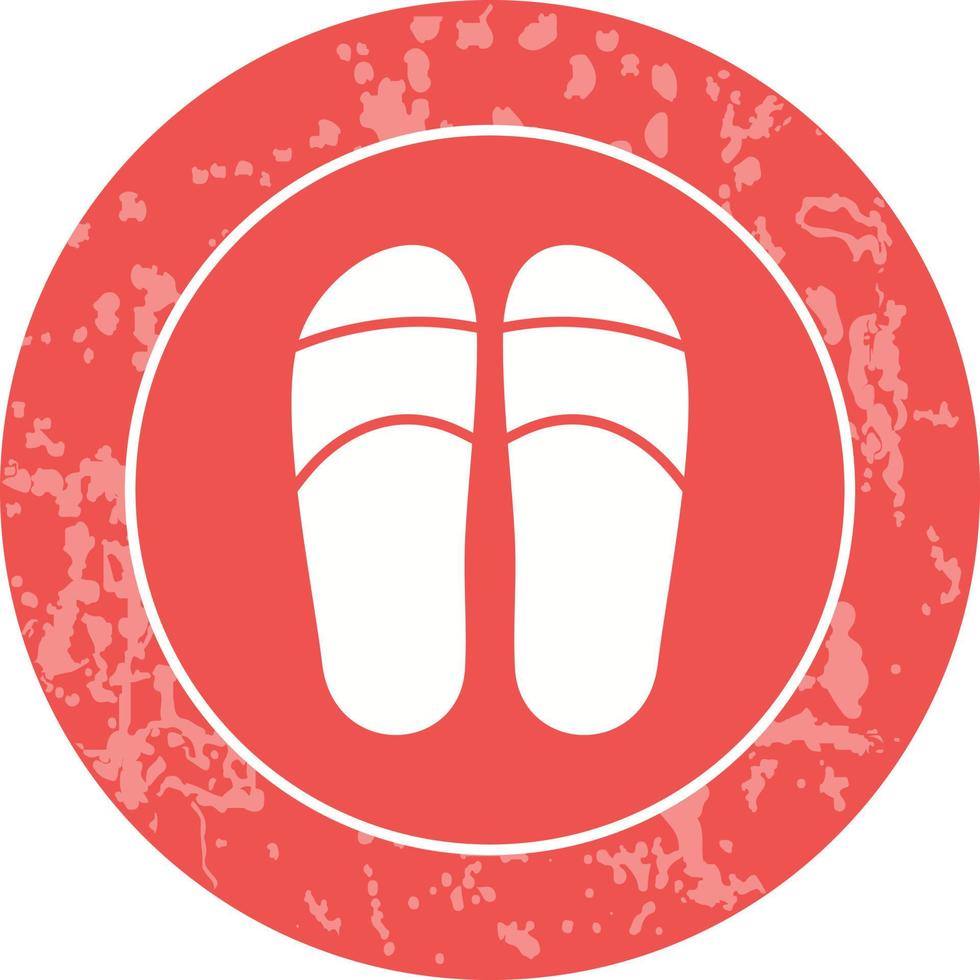 Slippers Vector Icon