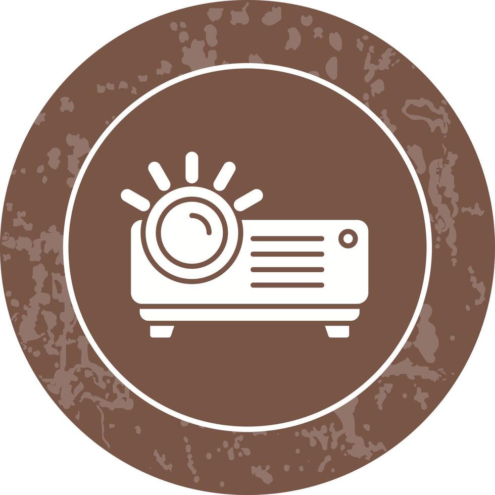 icono de vector de proyector