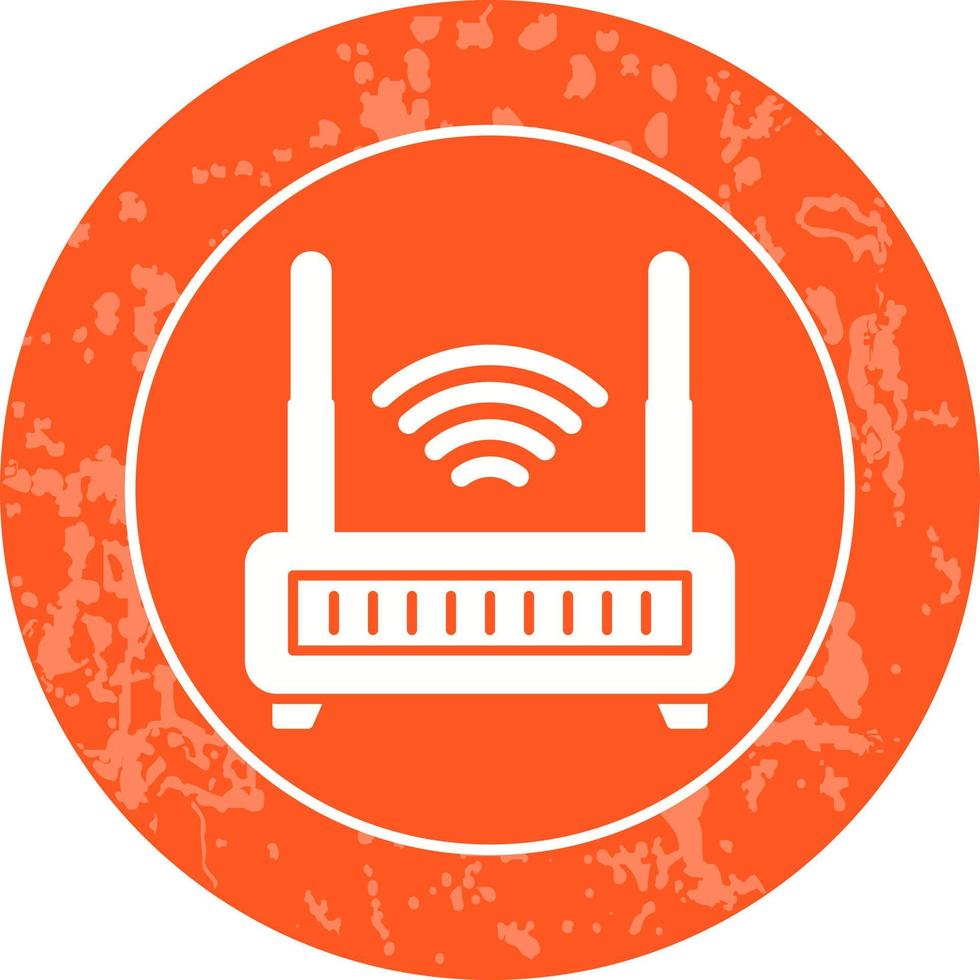 icono de vector de enrutador wifi