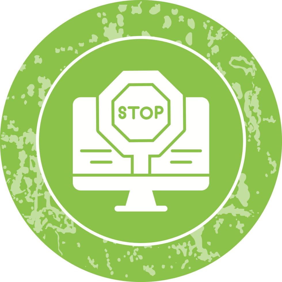 Stop Vector Icon